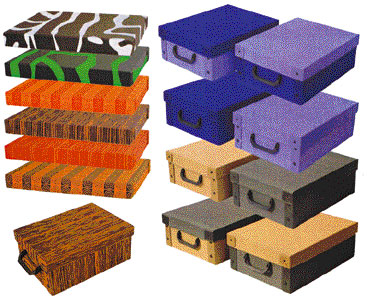 Cajas de carton decorativas – Transportes de paneles de madera